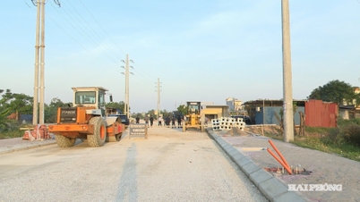 پروژه اتصال خیابان‌های نگوین لونگ بنگ - تران نهان تونگ به سرعت در حال اتمام است.