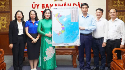 صحيفة SGGP تقدم خريطة فيتنام في مقاطعة جيا لاي