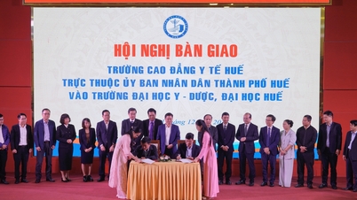Handing over Hue Medical College to Hue University of Medicine and Pharmacy