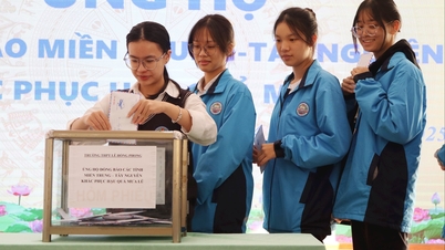 Освітній сектор Хайфонгу розпочав кампанію на підтримку людей у ​​Центральному нагір'ї та Центральних регіонах.