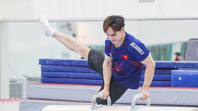 A Federação Vietnamita de Ginástica premia os medalhistas dos Jogos do Sudeste Asiático de 2013.