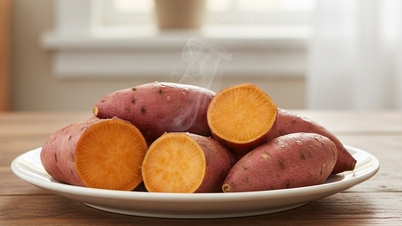 Boiled sweet potatoes: An extremely healthy dish