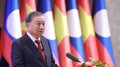 Generalsekretär To Lam nahm an einem Staatsempfang teil, der vom Generalsekretär und Präsidenten von Laos ausgerichtet wurde.