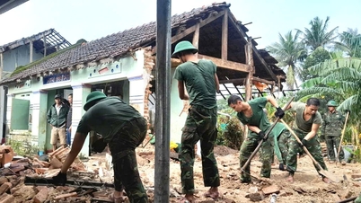 Chiến dịch Quang Trung: Quân khu 5 thần tốc xây dựng lại nhà ở cho người dân vùng lũ