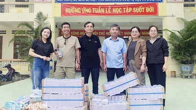 ڈونگ نائی کے فنکار سیلاب زدگان کی خدمت کر رہے ہیں۔