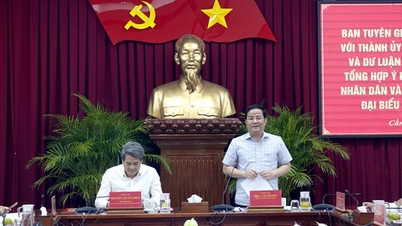 Ban Tuyên giáo và Dân vận Trung ương khảo sát, nắm tình hình nhân dân và dư luận xã hội về đại hội Đảng các cấp