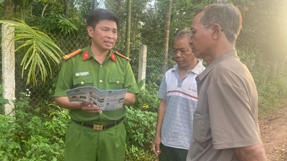 (HD Hírek, 1 fotó): A Cuor Dang Községi Rendőrség több mint 4700 emberhez juttatta el a törvényt