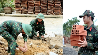 Construction of houses for flood victims began