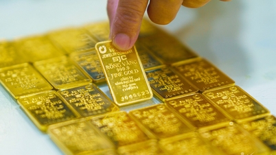 SJC-guldtackpriset når ny topp, fortfarande 20 miljoner VND/tael dyrare än världspriset