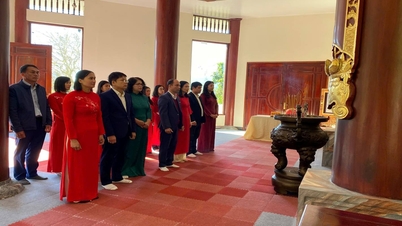 تاریخی آرکائیوز سینٹر کے پارٹی سیل نے تران ہنگ ڈاؤ جنگل کے خصوصی قومی آثار کے مقام پر ایک موضوعی سرگرمی کا اہتمام کیا۔