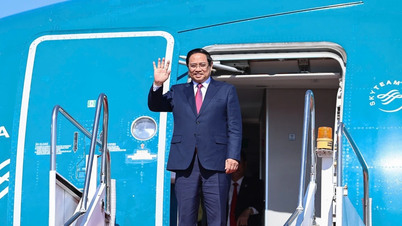 Perdana Menteri Pham Minh Chinh tiba di Vientiane untuk memulakan lawatan kerja ke Laos