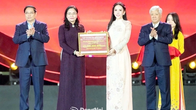 A KN Holdings Group 22 milliárd VND-t adományozott a természeti katasztrófák és árvizek sújtotta területeken élők támogatására.