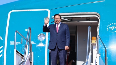 نخست وزیر فام مین چین وارد وینتیان، لائوس شد