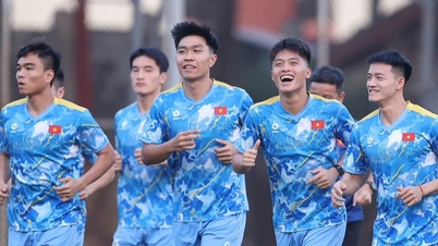 U22 ویتنام کو تھائی لینڈ میں پہلے تربیتی سیشن کے دوران ایک غیر متوقع واقعہ کا سامنا کرنا پڑا