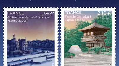 צרפת ויפן מנפיקות בולים משותפים