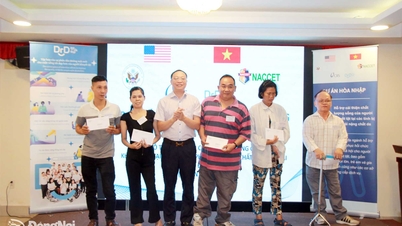 20 معذور افراد اور ایجنٹ اورنج/ڈائی آکسین کے متاثرین کو روزی روٹی کا سرمایہ دیا گیا۔