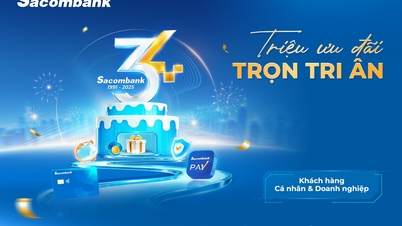 Full of promotions throughout December to celebrate Sacombank's birthday