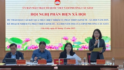 Cau Giay Ward: Social feedback on the draft socio-economic report for 2026