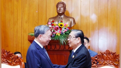 Generální tajemník To Lam navštívil bývalé laoské vůdce