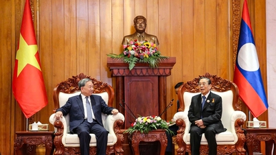 ト・ラム事務総長がラオスの元指導者を訪問