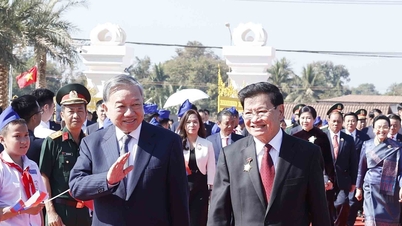 អគ្គលេខាបក្សចូលរួមពិធីសម្ពោធសួនមិត្តភាពឡាវ-វៀតណាម