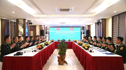 ライチャウ省国境警備隊代表団（ベトナム）とモントゥ地域国境警備隊代表団（中国）の第16回会合