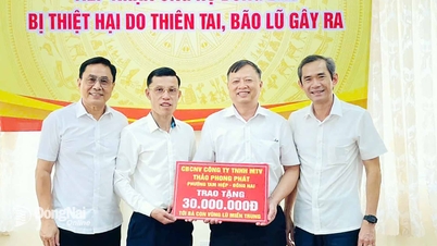 O Comitê da Frente da Pátria do Vietnã da província de Dong Nai recebeu mais de 28,1 bilhões de VND para apoiar as pessoas afetadas pelas enchentes (fase 2).