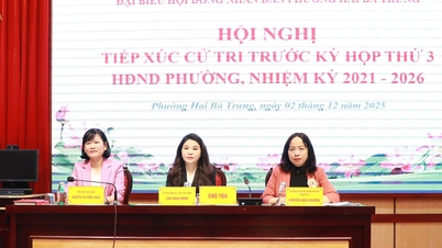 ہائی با ٹرنگ وارڈ پیپلز کونسل تیسرے اجلاس سے پہلے ووٹرز سے ملاقات کر رہی ہے۔