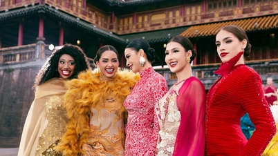 นางงามนานาชาติกว่า 70 คนขึ้นเวทีที่เมืองเว้ ใครมีแคทวอล์คสวยที่สุด?