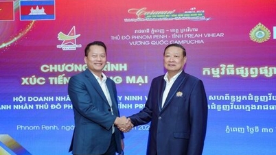Asosiasi Pengusaha Muda Provinsi Tay Ninh mempromosikan perdagangan di Kerajaan Kamboja