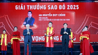 O Diretor Geral do Grupo Tan A Dai Thanh, Nguyen Duy Chinh, foi homenageado entre os 10 melhores do Prêmio Estrela Vermelha de 2025.
