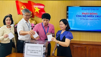 دا نانگ سٹی ڈیپارٹمنٹ آف ایجوکیشن اینڈ ٹریننگ نے وسطی صوبوں کی مدد کے لیے ایک مہم شروع کی۔