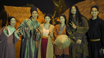 Pengumuman aktor Tuan Tran dan Tran Thien Tu yang berpartisipasi dalam film "Penjaga Prajurit Berani - Misteri Makam Raja Dinh"