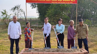 Xã Thạnh Bình khởi công xây dựng 4 căn nhà Đại đoàn kết