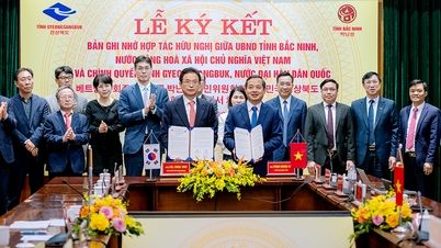 Ký kết ghi nhớ hợp tác hữu nghị giữa tỉnh Bắc Ninh và tỉnh Gyeongsangbuk (Hàn Quốc)