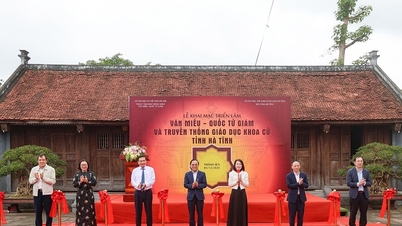 Hedrer Ha Tinhs tradisjon for studium gjennom en utstilling i Litteraturtempelet - Quoc Tu Giam