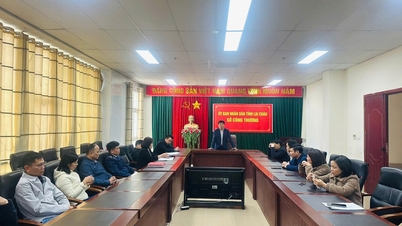 Lai Chau Ministerium für Industrie und Handel: Bekanntgabe einer Entscheidung über Personalangelegenheiten.