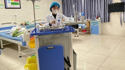 Hijau - bersih - persekitaran perubatan yang cantik untuk memastikan pesakit selamat