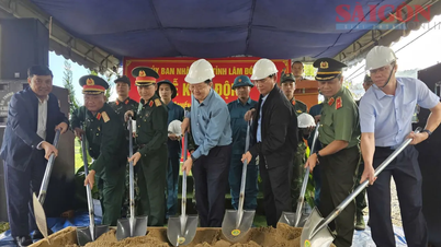 लाम डोंग में बाढ़ पीड़ितों के लिए घरों का निर्माण शुरू