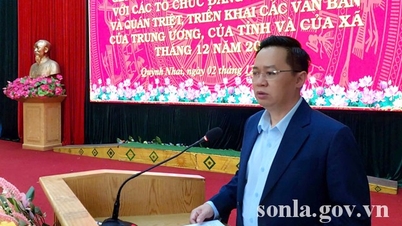 El Comité del Partido Quynh Nhai celebró una reunión y difundió nuevos documentos directivos.