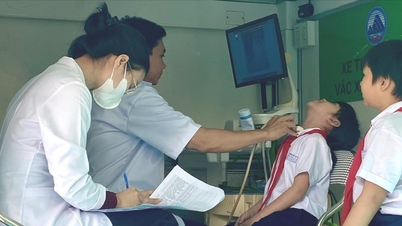 Trung tâm Kiểm soát bệnh tật Đà Nẵng khám sàng lọc bướu cổ tại 30 trường tiểu học