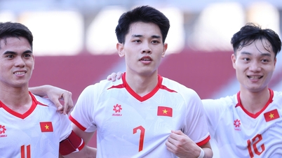 ดินห์บัค ซัดสองประตู พาทีมชาติเวียดนาม U22 คว้าชัยชนะเหนือทีมชาติลาว U22 อย่างยากลำบาก