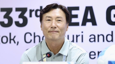 U.23 Laos coach is still very cheerful despite losing to U.23 Vietnam, tactfully talking about Dinh Bac's goal