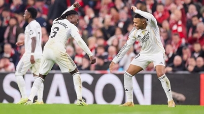 Mbappé brilha, Real Madrid vence o Bilbao por goleada.