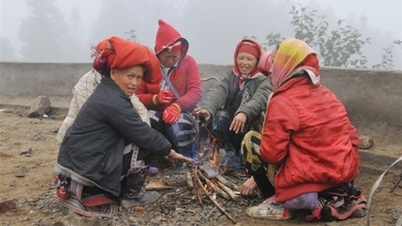 Uma massa de ar frio cobre o Norte, e muitos lugares registram chuva fria.