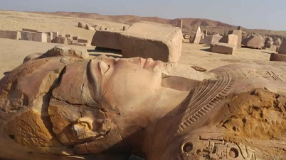 اكتشاف مئات من تماثيل الأوشابتي للملك شوشنق الثالث