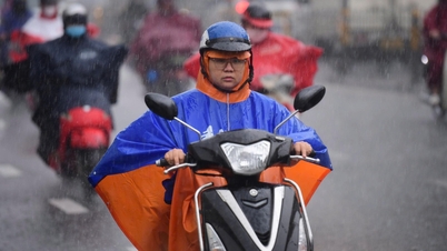 Pagi ini, Kota Ho Chi Minh mengalami hujan monsun dingin, wilayah utara dan tengah akan mengalami hujan lebat.