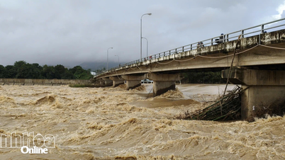 কাই নদী নাহা ট্রাং-এ বন্যার সতর্কতা দ্রুত বৃদ্ধি পাচ্ছে
