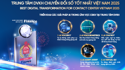 VietinBank recibió el premio al "Mejor Centro de Atención al Cliente de Transformación Digital en Vietnam 2025".