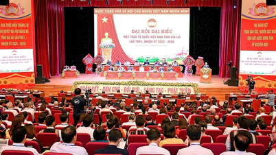 Öppning av Vietnams fosterlandsfronts första provinsiella kongress, mandatperiod 2025-2030
